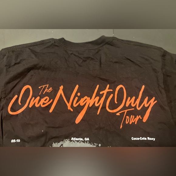 Hunxoho The One Night Only Tour 2024 Black Short Sleeve NWOT Size Medium Tshirt - Picture 12 of 15